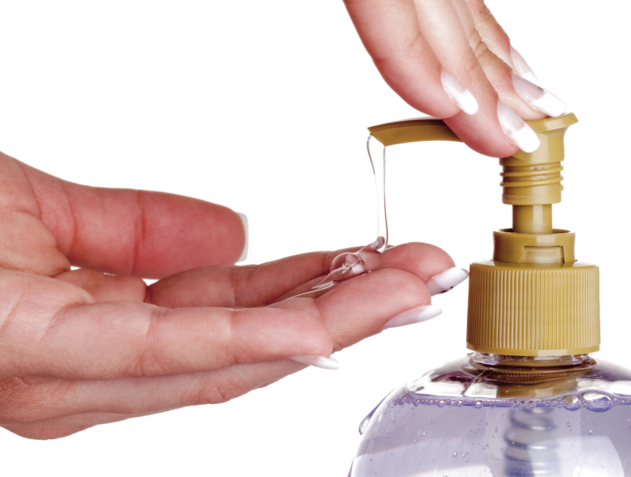 distributeur savon liquide 